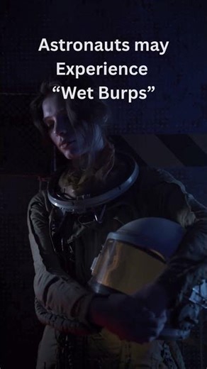 Astronauts Cannot Burp in Space #astronautlife #shorts