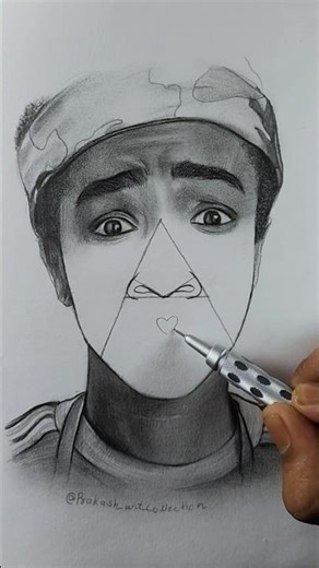 Drawing lucas from stranger things 😍❤️✍️ #art #artist #cartoon #drawing #paint #shorts #viral