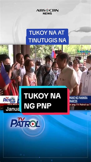 Pagtugis ng PNP sa mga Destabilisador ng Administrasyon