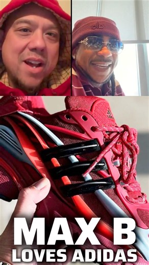 Max B gets new Pharrell adidas Jellyfish #sneakers #adidas #maxb