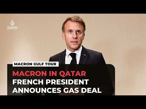 Macron secures gas deal from Qatar for France’s winter energy supply
