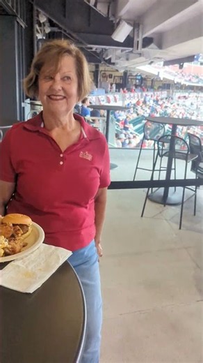 Braves game at Truist Park a view from a private box. #atlantabraves #truistpark #baseball