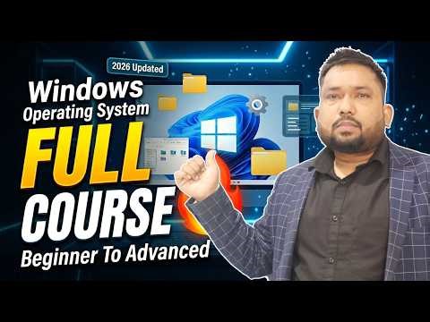 Windows Operating System Full Course | Complete Computer Course for Beginners I