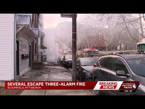 Five houses damaged after massive fire in Bloomfield | 10 people impacted