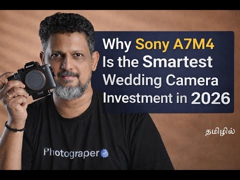 Why Sony A7M4 Is the Smartest Wedding Camera Investment in 2026 ✅ | Tamil Photography Tutorials