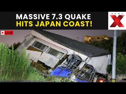 Japan Earthquake LIVE | BREAKING! 7.4 Quake Hits Japan Tsunami Warning Issued | LIVE VISUALS