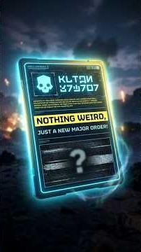 Nothing Weird, Just a New Major Order #gaming #helldivers2 #helldivers