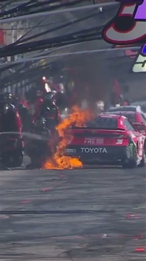 changed the tire despite the fire ‼️