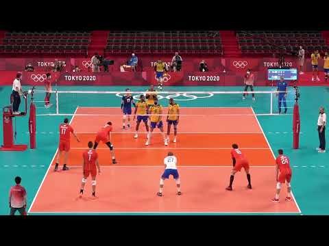 Volleyball Brazil - Russia Tokyo Olympics Semifinal Match Highlights