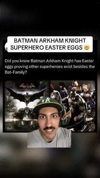 Batman Arkham Knight Has INSANE Easter Eggs! 🦇 #batman #batmanarkhamknight