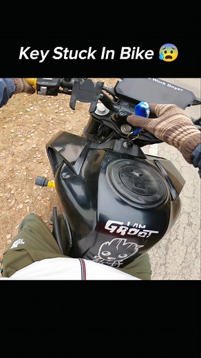 key Stuck In Bike Ignition 😰