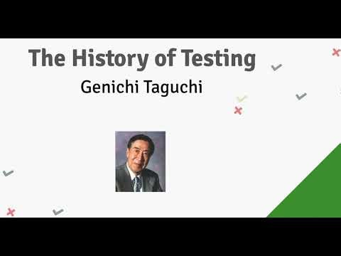 On January 1, 1924 was born Genichi Taguchi