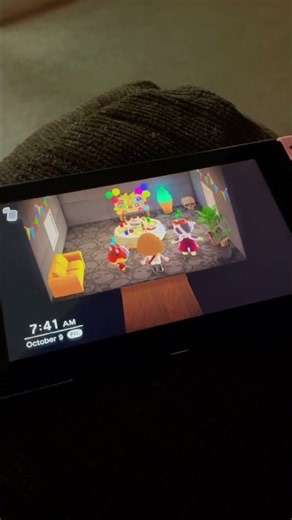 Today is Drift birthday this morning on animal crossing new horizons ￼