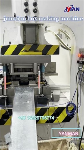 Gi junction box making machine #factory