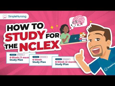 6-Week NCLEX Study Plan That Works: Score 70%+ with SimpleNursing (FREE Study Plan Download)