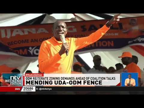 ODM leaders reiteratd their demands as they enter into coalition talks with the ruling UDA