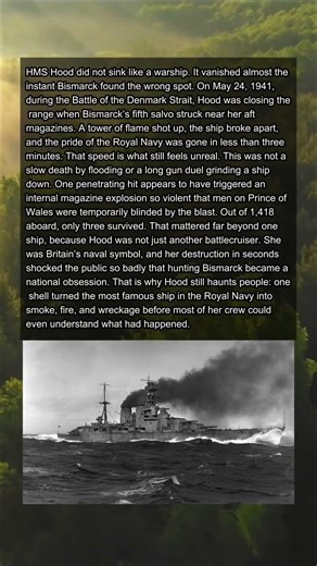 One salvo turned Britain’s most famous warship into one of naval history’s fastest catastrophes