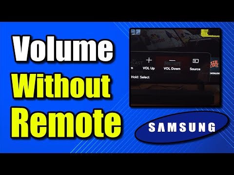 How to Increase or Decrease Volume without Remote on Samsung TV (Best Method)