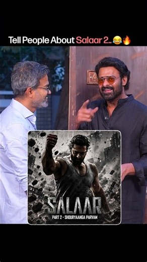 Prabhas Asks for His Birthday Gift: “When Is Salaar 2?” 😂🔥 | Prashanth Neel