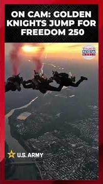 WATCH: U.S. Army Parachute Team's Historic Twilight Jump Honoring America's 250th Anniversary