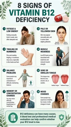 8 Signs of Vitamin B12 Deficiency You Should Know
