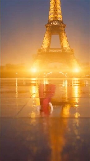 どっちが本物？パリの夜が美しすぎる