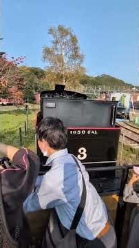 北海道で1番古い！動態保存の蒸気機関車！アイアンホース号！折り返し運転！