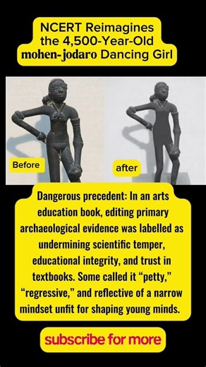Why Did NCERT Alter the Iconic Dancing Girl?