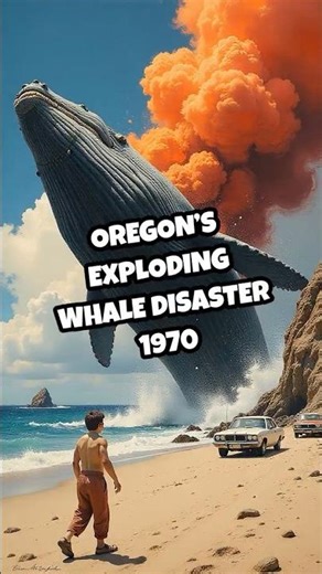 Oregon’s Exploding Whale Disaster 1970 #history #facts #historytales #bizarre #oregon #fyp #story