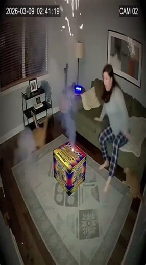 Fireworks Indoors: Unexpected Moment!