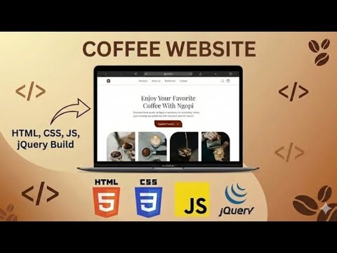 How to Build a Complete Responsive Website | HTML & CSS Full Project Tutorial