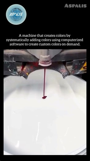 How This Machine Makes ANY Paint Color in Seconds (Computerized Tinting!) #colors #shorts