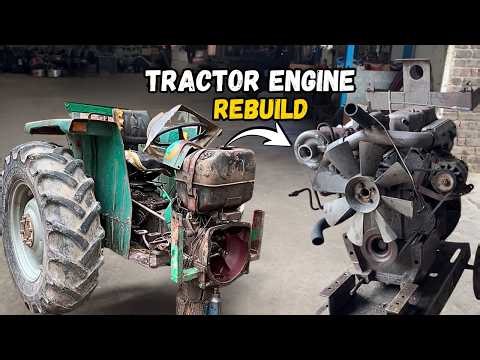 Massey Ferguson Tractor Engine Rebuild | Complete Diesel Engine Rebuild Process
