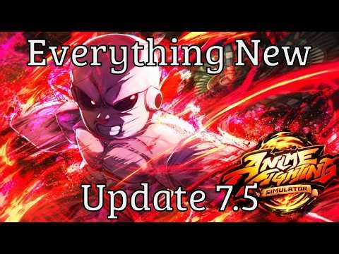 Everything NEW in Update 7.5 of Anime Fighting Simulator | Update Overview