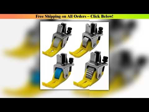 Narrow Roller Presser Foot For Singer Brother Juki Industrial Single Needle Lockstitch Sewing