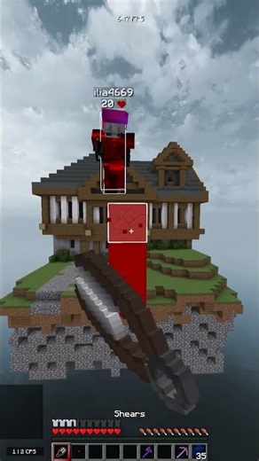 Almost PERFECT Bedwars MATCH🤖#minecraft