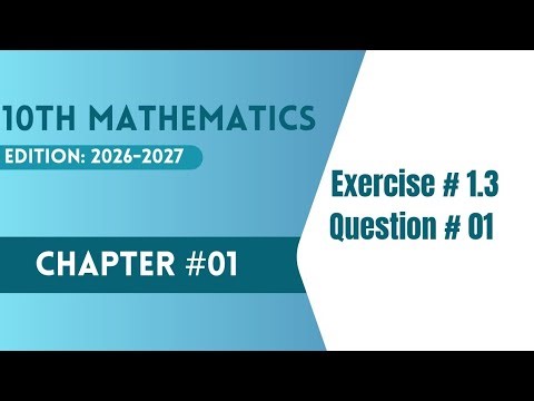 Modulus of Complex Numbers from ZERO to HERO 🚀 | Maths 10th Exercise#1.3 Question#1 