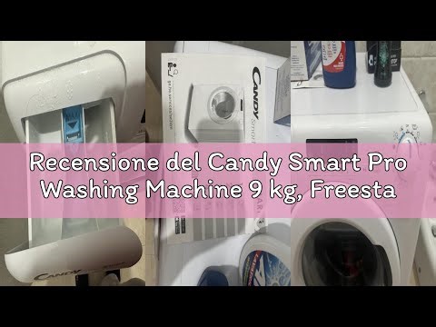 Recensione del Candy Smart Pro Washing Machine 9 kg, Freestanding, Front Load, Class B, 1200 RPM, Wi