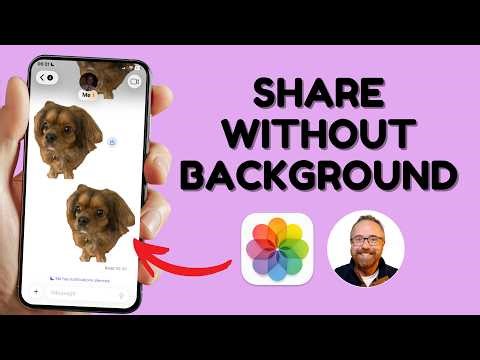 How to Share an Image Without the Background #iphone #iphonetips