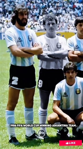 1986 Fifa World Cup Winning Argentina team 🇦🇷 #fblifestyle #football #reelsfyp #finalmatch #maradona #worldcup | Afk Lnd