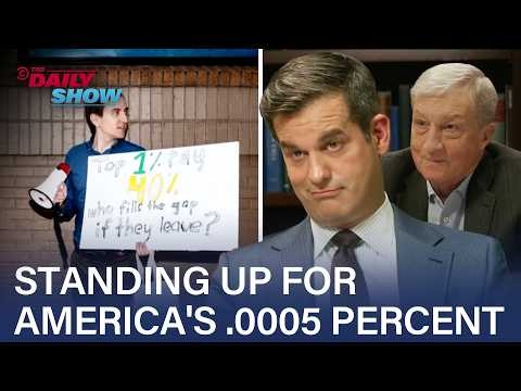 Michael Kosta Meets the Activist Fighting for America's Persecuted Billionaires | The Daily Show