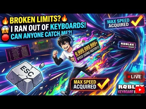 I RAN OUT OF KEYBOARDS! 1+ Speed Every Second (IMPOSSIBLE) 💀