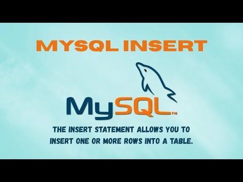 MySQL INSERT Statement