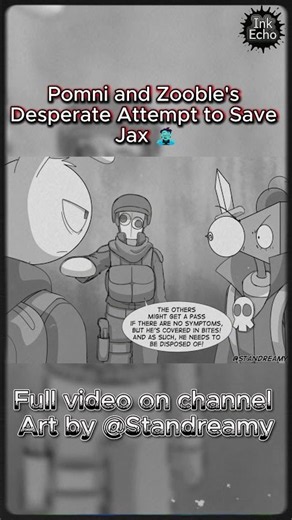 Pomni and Zooble's Desperate Attempt to Save Jax 🧟 Part 64 The Amazing Digital Circus Comic DUB TADC