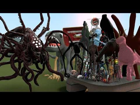 WORLD EATER VS ALL TREVOR HENDERSON CREATURES (Garry's Mod)
