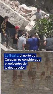 Venezuelans search for their family members in the rubble after the devastating earthquakes