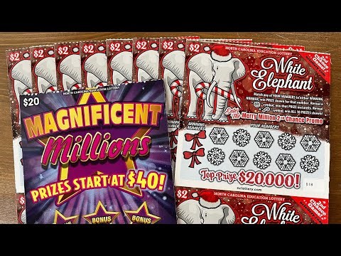 Full Book of NC White Elephant Scratch-Offs!💥Part 2💥Looking for Some Magnificent Wins!👀