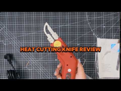 Perfect Fabric Edges with a Heat cutting Knife - A review