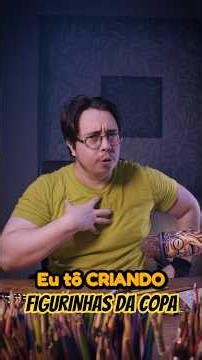 Desenhei uma FIGURINHA ICÔNICA da COPA! ⚽🎨