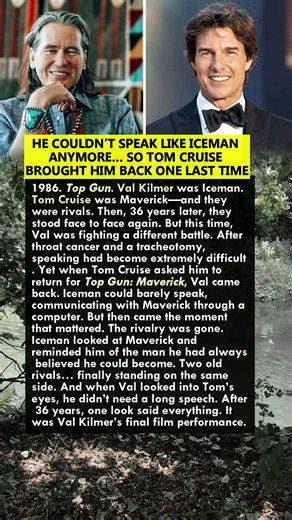VAL KILMER’S FINAL PERFORMANCE AS ICEMAN